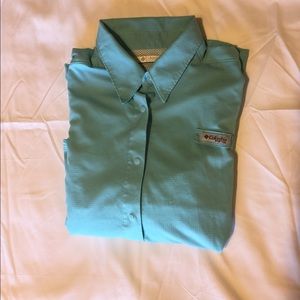 Long sleeve Columbia button up